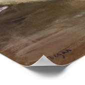 Edgar Degas - Dancer with Boquet, Bowing onステージ ポスター (角)