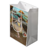 Edgar Degas - Dancer with Boquet, Bowing onステージ ミディアムペーパーバッグ (裏面アングル)