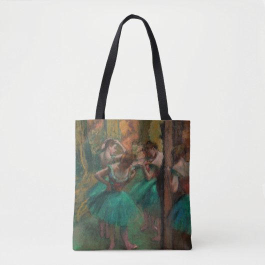 Edgar Degas - Dancers, Pink and Green トートバッグ (正面)