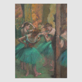 Edgar Degas - Dancers, Pink and Green 薄葉紙