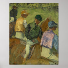 Edgar Degas | Four Jockeys ポスター