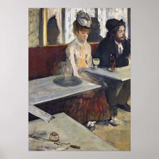 Edgar Degas | In a Cafe, or The Absinthe ポスター (正面)