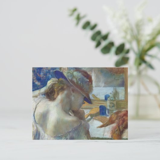 Edgar Degas | In Front of the Mirror, 1889 ポストカード (スタンド正面)