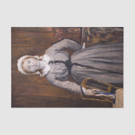 Edgar Degas - Marguerite de Gas 薄葉紙 (正面)