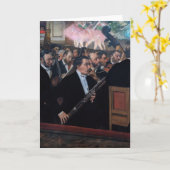 Edgar Degas - Orchestra at the Opera カード (黄色い花)
