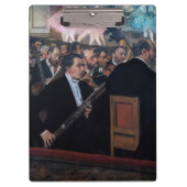 Edgar Degas - Orchestra at the Opera クリップボード (正面)