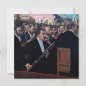 Edgar Degas - Orchestra at the Opera サンキューカード (正面)