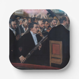 Edgar Degas - Orchestra at the Opera ペーパープレート