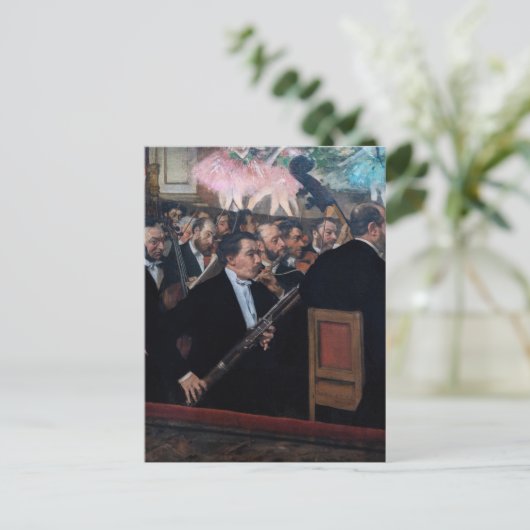 Edgar Degas - Orchestra at the Opera ポストカード (スタンド正面)