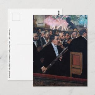 Edgar Degas - Orchestra at the Opera ポストカード