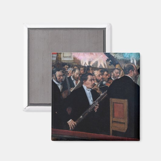 Edgar Degas - Orchestra at the Opera マグネット (正面/裏面)
