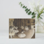 Edgar Degas Postcardのステージに関するリハーサル ポストカード (スタンド正面)