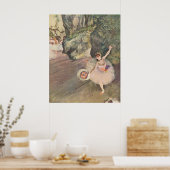 Edgar Degas Star of Ballet、花1878パステル ポスター (キッチン)