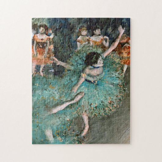 Edgar Degas - Swaying Dancer.緑のダンサー ジグソーパズル (縦)