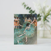 Edgar Degas - Swaying Dancer.緑のダンサー ポストカード (スタンド正面)