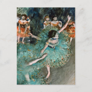 Edgar Degas - Swaying Dancer.緑のダンサー ポストカード