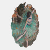 Edgar Degas - Swaying Dancer / Dancer in Green オーナメントカード (右)