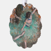 Edgar Degas - Swaying Dancer / Dancer in Green オーナメントカード (左)