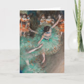 Edgar Degas - Swaying Dancer / Dancer in Green カード (正面)