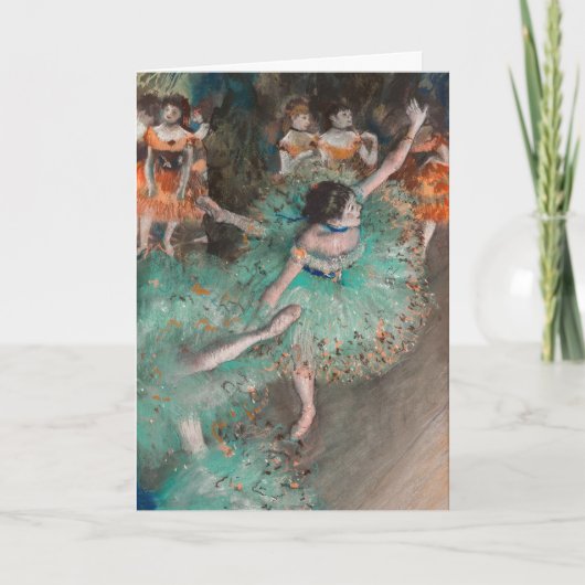 Edgar Degas - Swaying Dancer / Dancer in Green カード (正面)