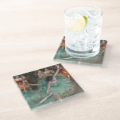 Edgar Degas - Swaying Dancer / Dancer in Green ガラスコースター (アングル)