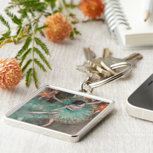 Edgar Degas - Swaying Dancer / Dancer in Green キーホルダー (側面)