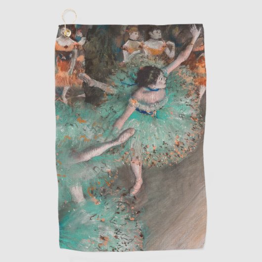 Edgar Degas - Swaying Dancer / Dancer in Green ゴルフタオル (正面)
