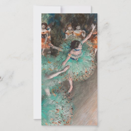 Edgar Degas - Swaying Dancer / Dancer in Green サンキューカード (正面)