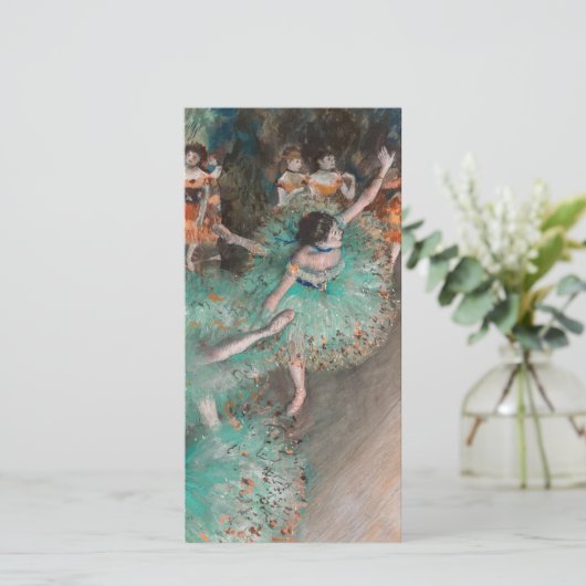 Edgar Degas - Swaying Dancer / Dancer in Green サンキューカード (スタンド正面)