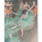 Edgar Degas - Swaying Dancer / Dancer in Green シール (正面)