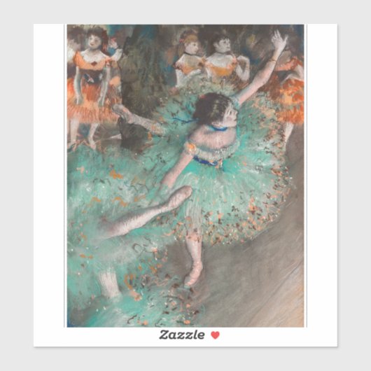 Edgar Degas - Swaying Dancer / Dancer in Green シール (シート)