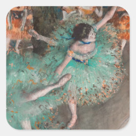 Edgar Degas - Swaying Dancer / Dancer in Green スクエアシール