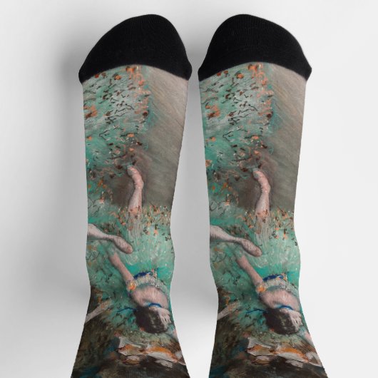 Edgar Degas - Swaying Dancer / Dancer in Green ソックス (上部)