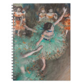 Edgar Degas - Swaying Dancer / Dancer in Green ノートブック (正面)