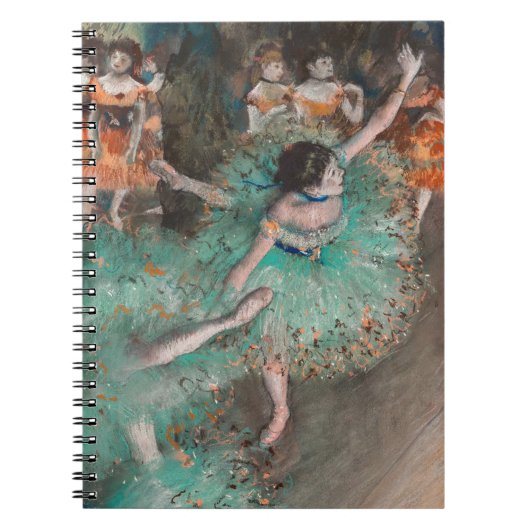 Edgar Degas - Swaying Dancer / Dancer in Green ノートブック (正面)