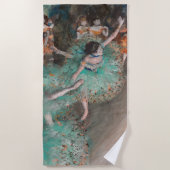 Edgar Degas - Swaying Dancer / Dancer in Green ビーチタオル (正面)