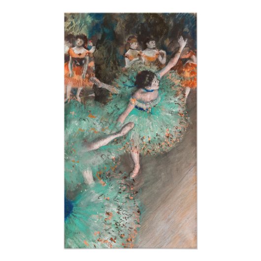 Edgar Degas - Swaying Dancer / Dancer in Green フォトプリント (正面)