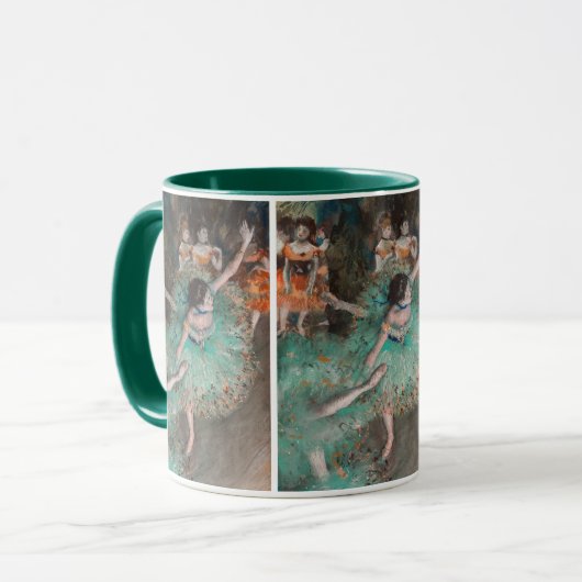 Edgar Degas - Swaying Dancer / Dancer in Green マグカップ (正面左)