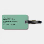 Edgar Degas - Swaying Dancer / Dancer in Green ラゲッジタグ (裏面横)