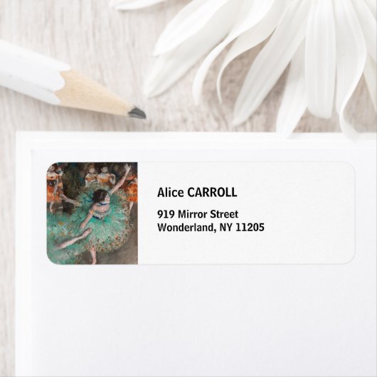 Edgar Degas - Swaying Dancer / Dancer in Green ラベル (インサイチュ)