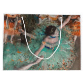Edgar Degas - Swaying Dancer / Dancer in Green ラージペーパーバッグ (裏面)