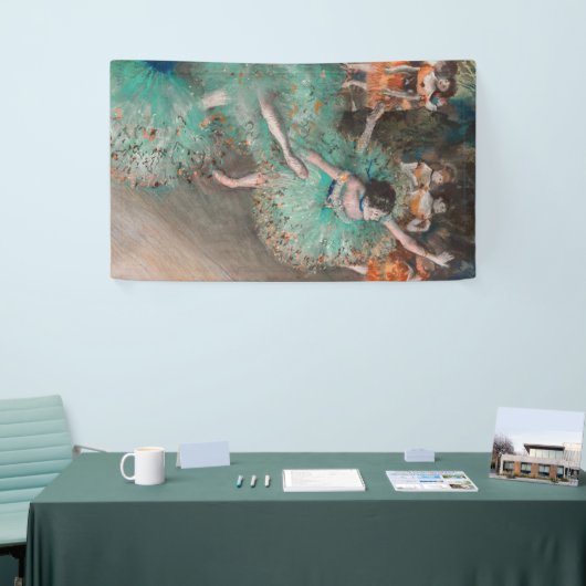 Edgar Degas - Swaying Dancer / Dancer in Green 横断幕 (トレードショー)