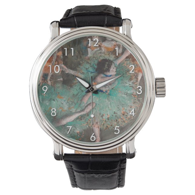 Edgar Degas - Swaying Dancer / Dancer in Green 腕時計 (正面)