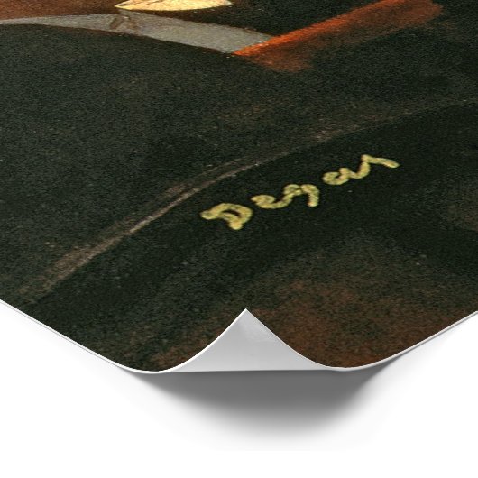 Edgar Degas | The ballet scene, Meyerbeer's opera ポスター (角)