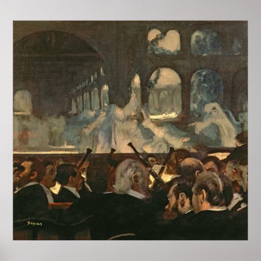 Edgar Degas | The ballet scene, Meyerbeer's opera ポスター (正面)