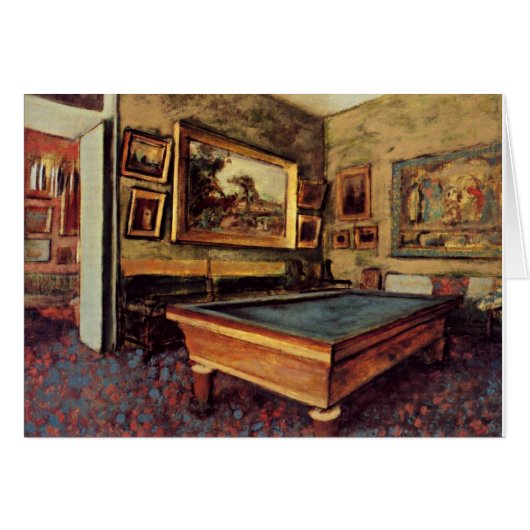 Edgar Degas, The Billiard Room (正面横)