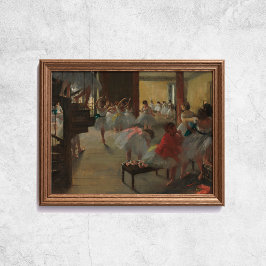Edgar Degas The Dance Classバレエ・アート ポスター
