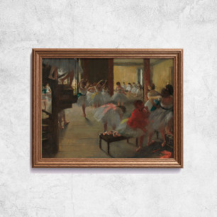Edgar Degas The Dance Classバレエ・アート ポスター