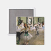 Edgar Degas - The Dance Class マグネット (正面/裏面)