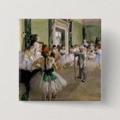 Edgar Degas - The Dance Class 缶バッジ (正面)